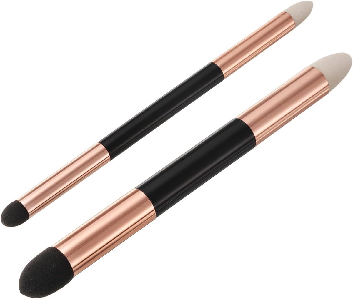 Artist Blending Sponge Pen - 2Pcs Double Headed Reusable Rubbing Sponge Sketch Pen Brush - Drawing Art Blenders voor Artist Lighting Highlight Shade Detail Correction - Goud