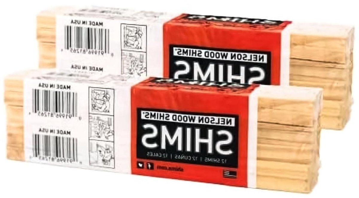 Houten Wiggen - Nivelleren Vulstukken - Kasten Plaatsen - 100% Oven Gedroogd - 20 cm - Natuurlijk Hout