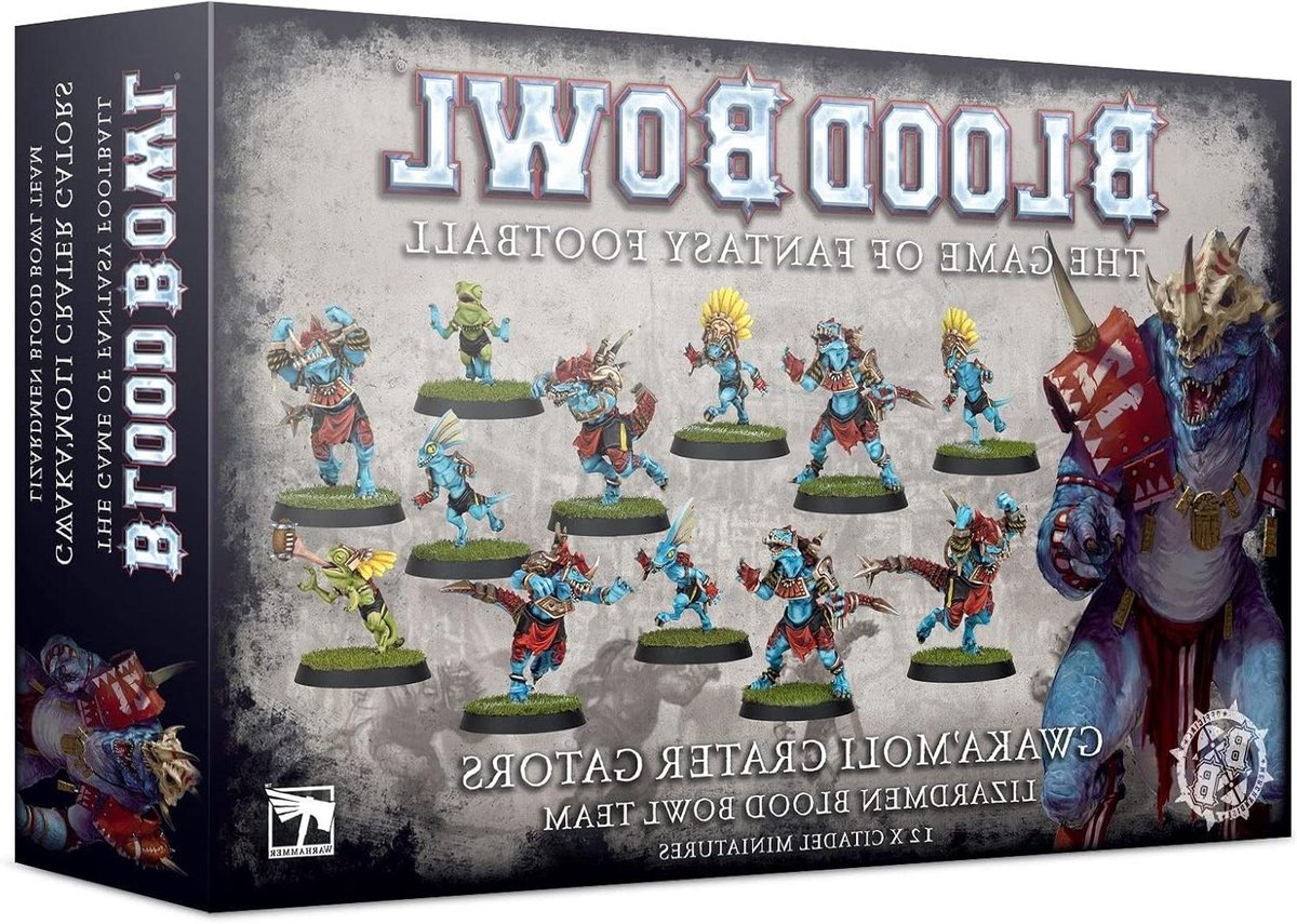 Bloedschaal - Lizardmen Team - Sport Simulatie - Fantasie Thema - Niet gespecificeerd - Zwart