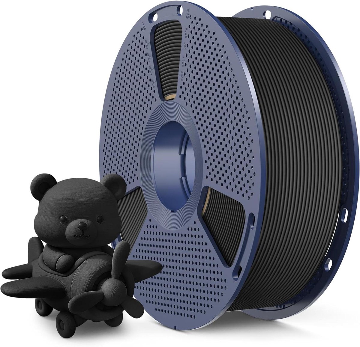 3D Printer Filament - Mat PLA - Snel Printen - Hoge Snelheid - 1.75 mm - Mat Zwart