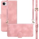 imoshion Hoesje - Geschikt voor Apple iPhone 17e / 16e - Bookcase met koord - Roze