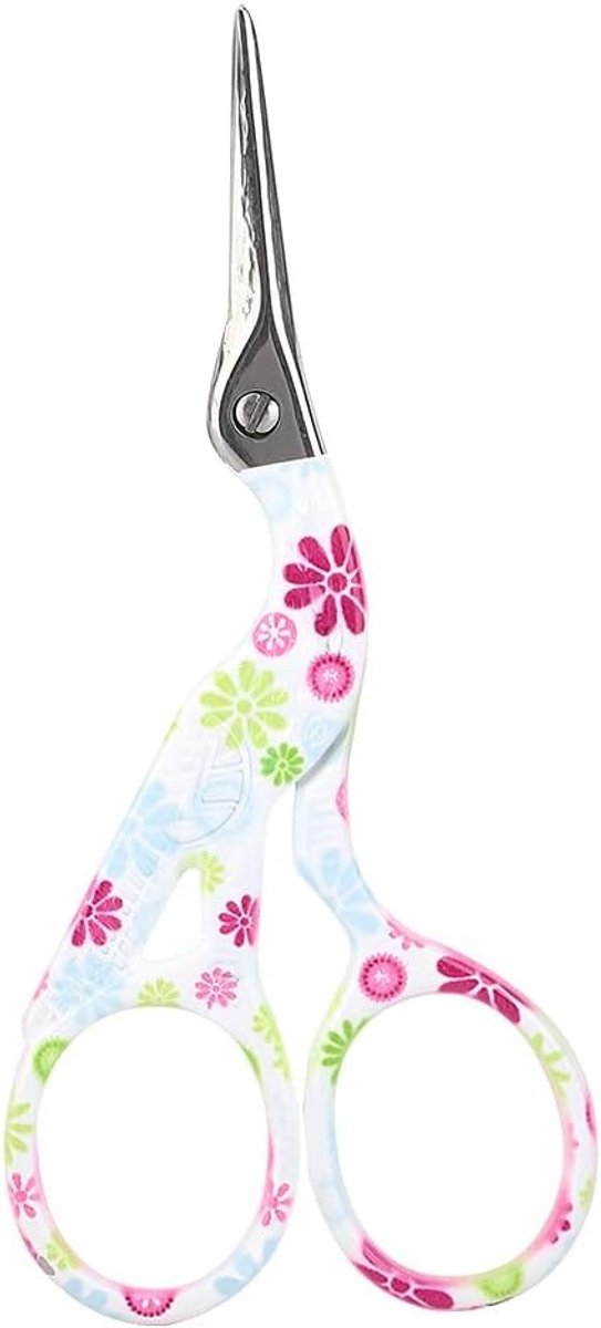 Kleurige Rvs Scharen voor Naai- en DIY-projecten - Ideaal voor Borduren en Knutselen - Blauw/Rood/Roze