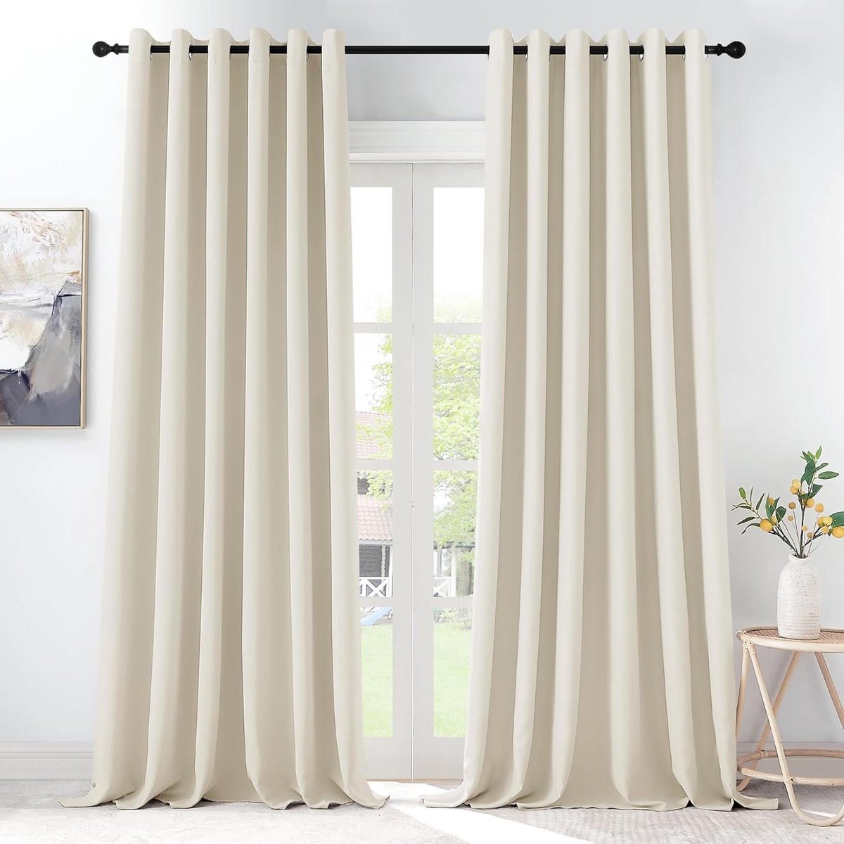 Verduisterende Gordijnen - Raambekleding Panelen - Privacy en Isolatie - Drievoudige Weeft