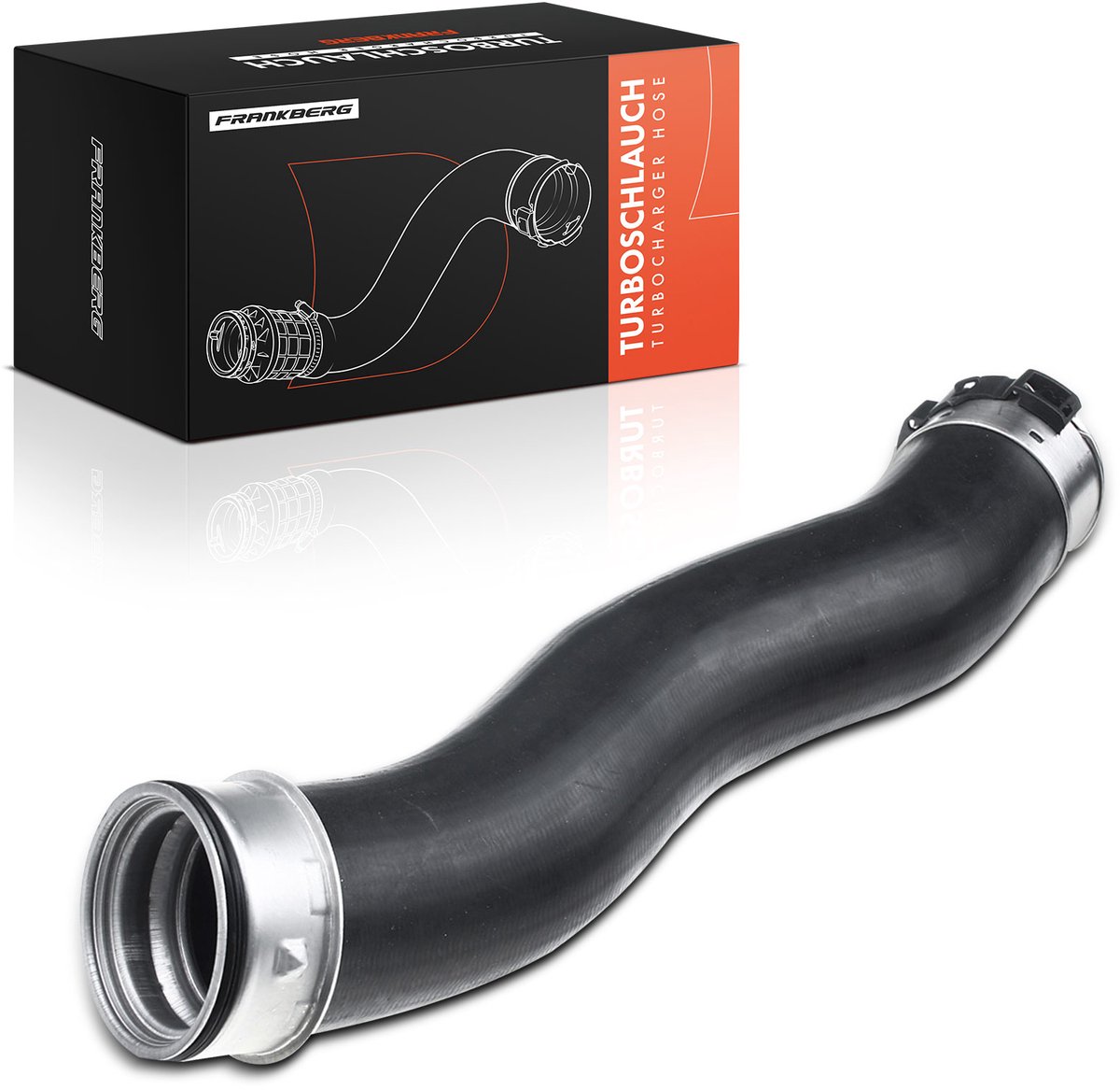 Frankberg 1x Koelslang Turbo Ladeluchtkoeler voor BMW 1er E88