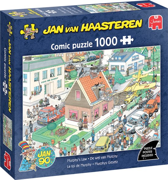 Jan van Haasteren - De wet van Murphy - 1000 stukjes puzzel - Legpuzzel volwassenen · bol.com prijsdaling melding