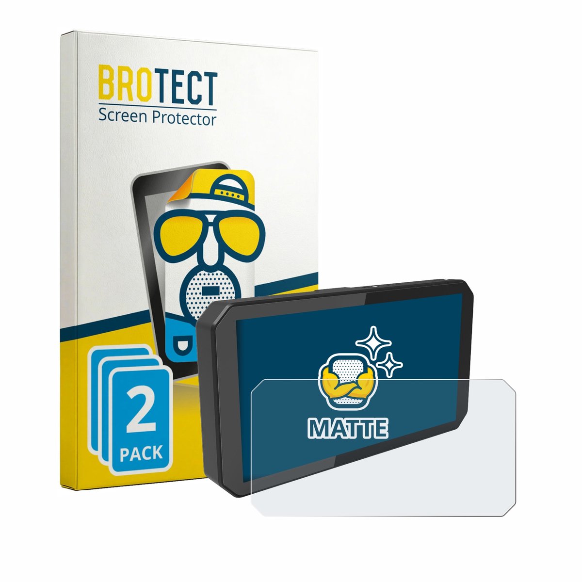 BROTECT - Screenprotector voor Innovv N1 Pro 5.99" - Folie Beschermfolie matte 2 Stuks