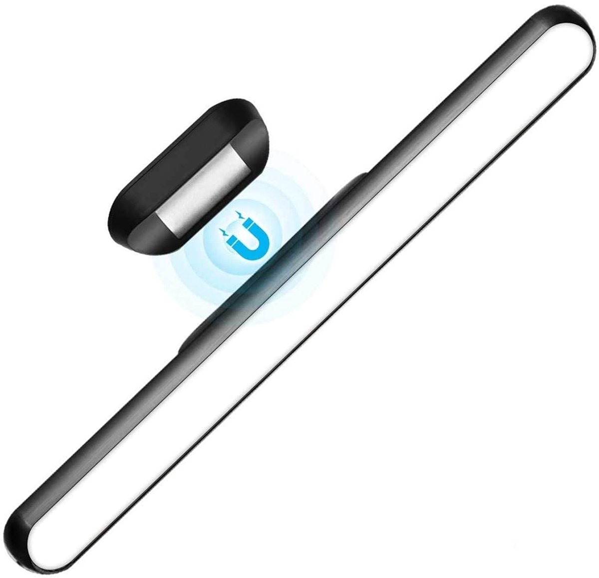Oneay Dimbaar aanraakgevoelig lichtbalkje voor onder lampen, zelfklevend aan de muur, leeslamp op batterijen, oplaadbare LED, magnetische bevestiging, hoofdbordlamp, zelfklevende lamp, kastlamp, loftlamp - Warm licht