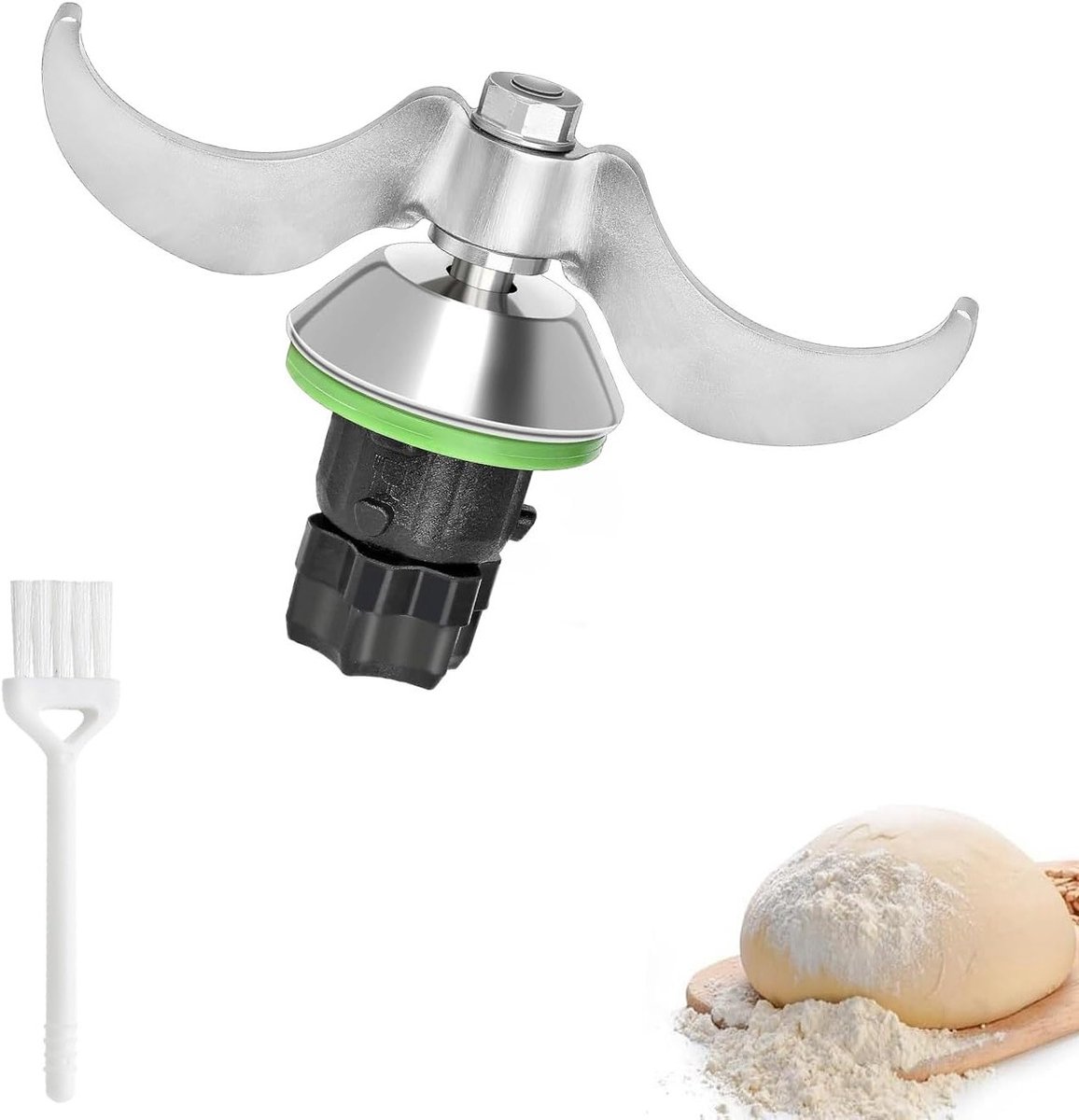 Dough Knife voor Thermomix, Vervangende Onderdelen voor Keukenmachines, RVS Deegmixers voor Bakken en Koken