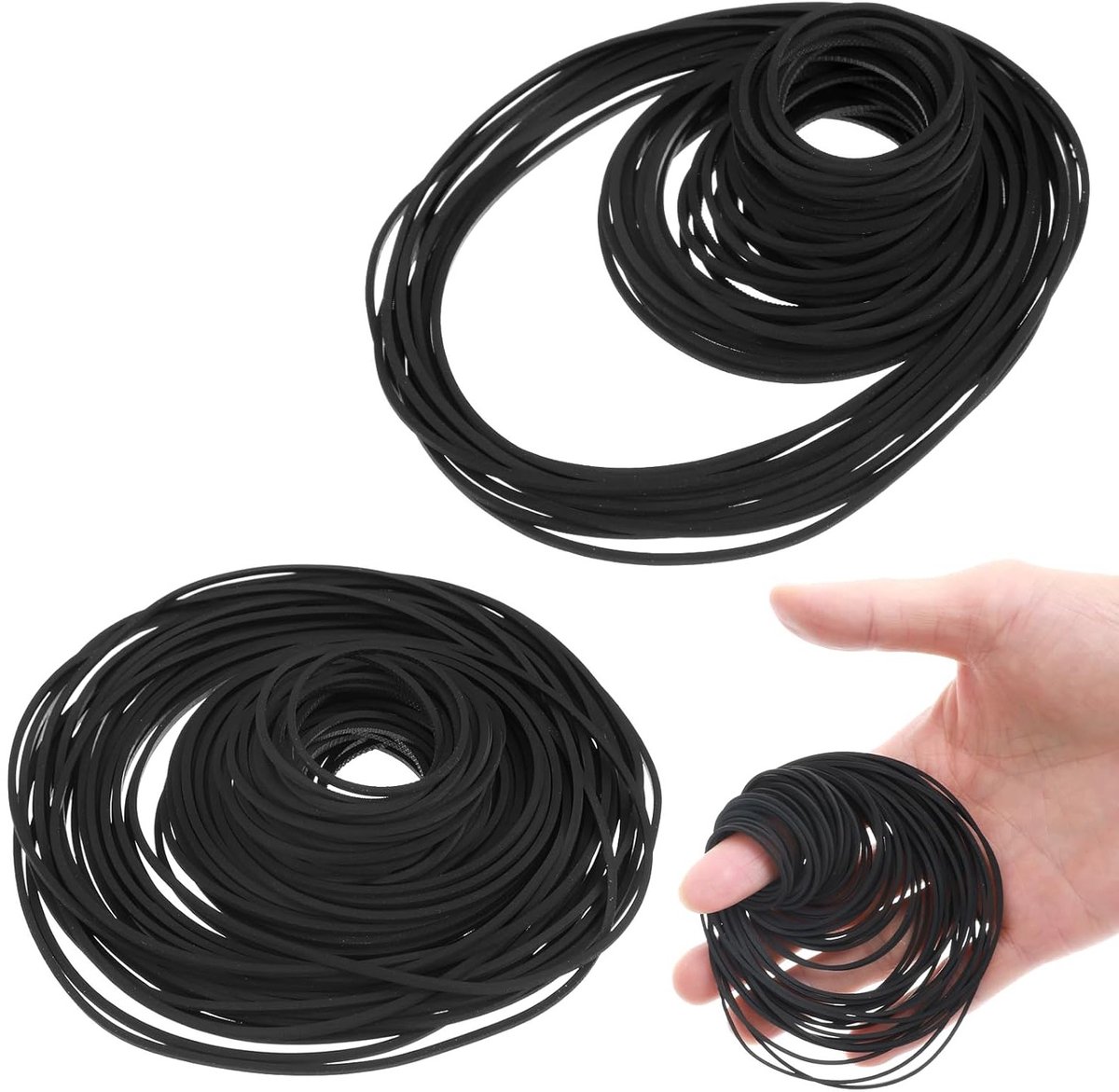 Universele 150pcs Vierkante Tape Straps voor Cassette Machines, CD-ROM en DVD Drives - 40-135mm Bandjes voor Betrouwbare Verbindingen