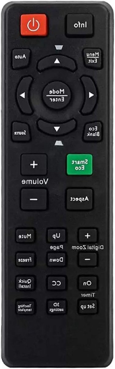 SnelShoppen - Universele Projector Afstandsbediening Vervangend voor Benq Projectoren MS517 MX720 MW519 MS517F MW516 MS513 MX514 SH910 SH960 MX850UST