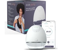 Elvie ® Pump Elektrische Borstkolf – Enkele handsfree borstkolf van ziekenhuiskwaliteit - Het kleinste en meest discrete draagbare kolf apparaat - Incl. App en 2 flessen