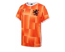 MAESTRO Oranje Koningsdag Shirt Kind Maat 98/104 - Voetbal Shirt Kleding - Nederlands Elftal WK Shirt 2026 - Retro