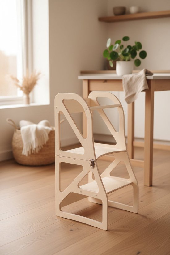 Kitchen Tower kinderstoel - combo set - wit van Merkloos — afbeelding 5