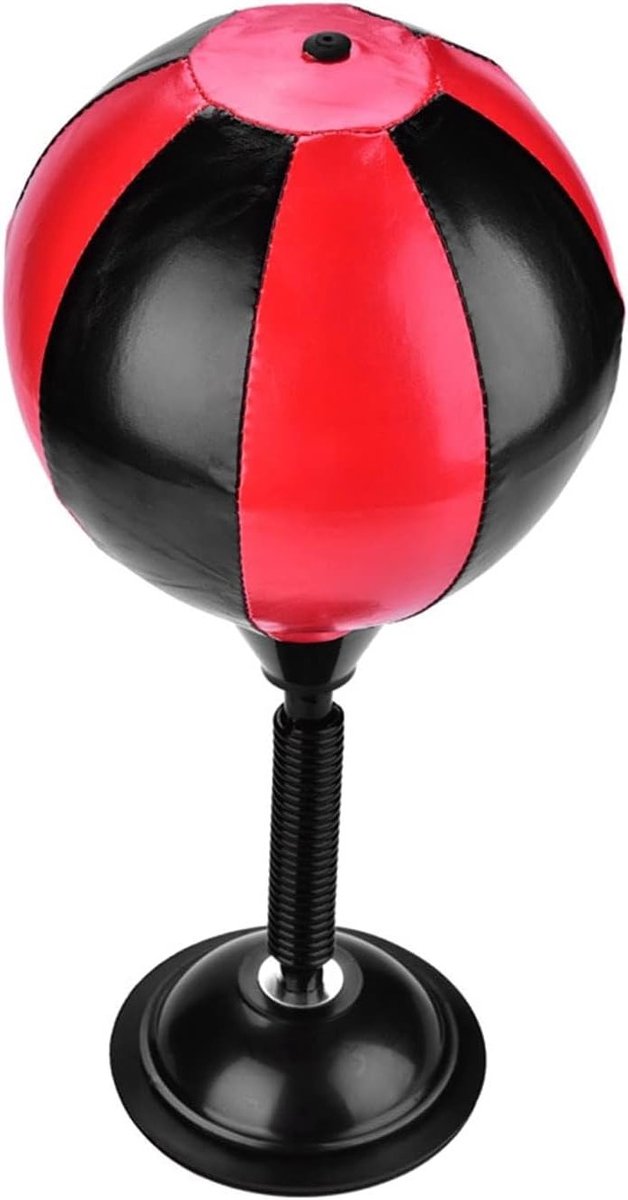 Desktop Bokszak voor Stressverlichting - Anti-Stress Punching Ball voor Snelheidstraining - 39cm x 17cm