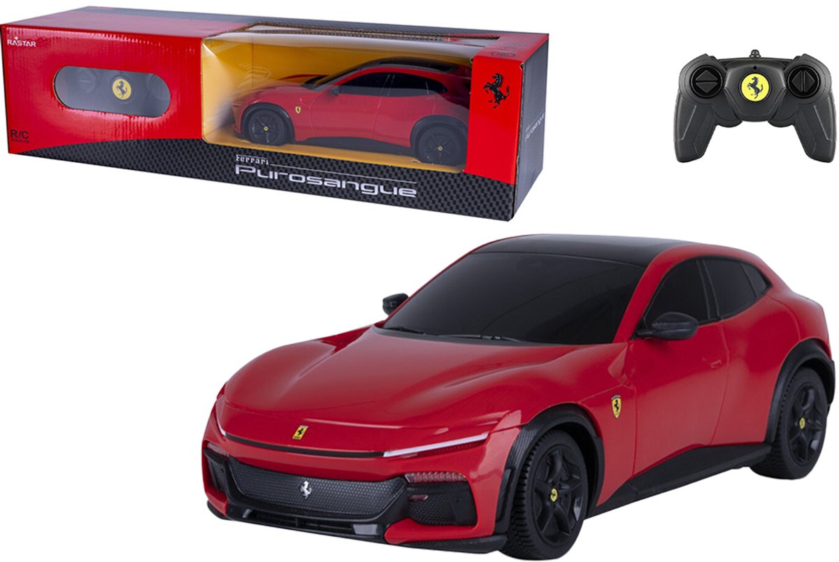 Jamara RC voertuig Auto - 402255 RC Auto - Ferrari Purosangue - 2,4GHz - Rood RC Model Kant en Klaar - 1:24 Bestuurbare Auto