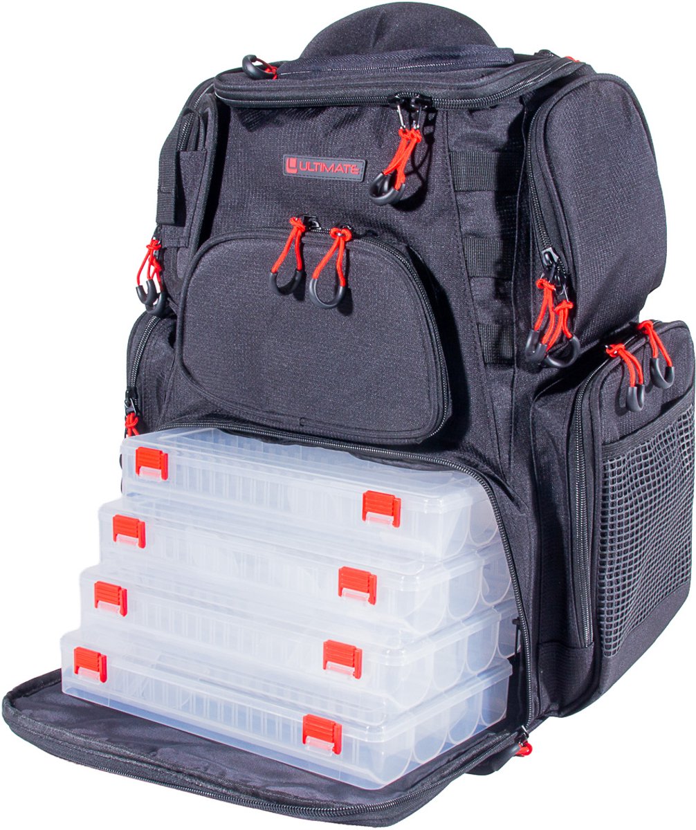 Ultimate Caster Backpack (Incl. 4 Tackleboxen!) - Visrugtas