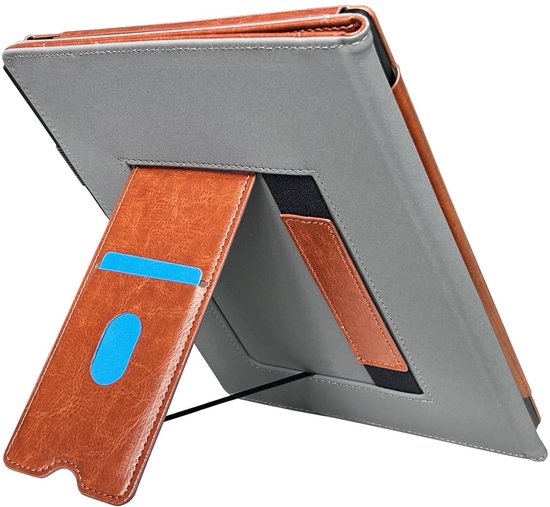 Hoesje Geschikt voor Pocketbook Inkpad One Luxe Hoes Beschermhoes Cover Cognac Bruin van Merkloos — afbeelding 4