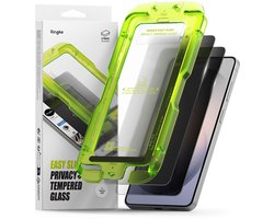 Ringke Easy Slide Privacy Geschikt voor Samsung Galaxy S26 | Screen Protector met Jig | 9H Volledig Dekkend Tempered Glass | Case Friendly | Anti-Spy | Gemakkelijke Installatie | 2-Pack