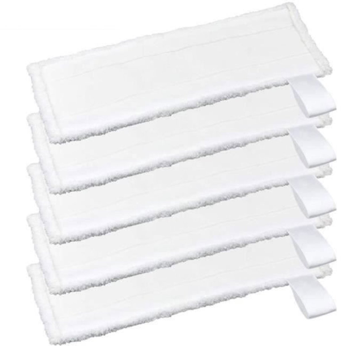 Set van 5 microvezel reinigingspads, geschikt voor Karcher SC2, SC3, SC4 en SC5 Easy Fix stoomreinigers. Vervangende doekjes voor Karcher SC-serie stoomreinigers.