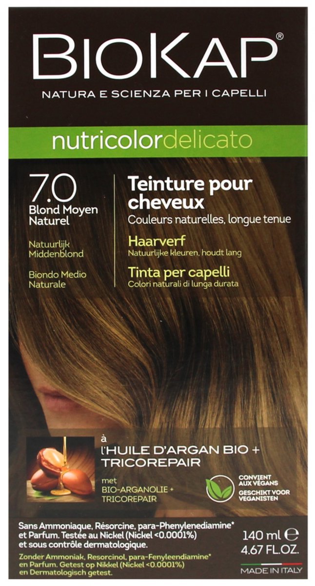 Biokap Nutricolor Delicato Permanente Kleurstof (Kleuren : Blond)