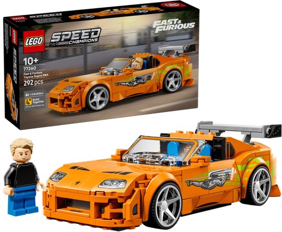 LEGO Speed Champions The Fast and The Furious Toyota Supra MK4 Auto Speelgoed voor Kinderen 77260