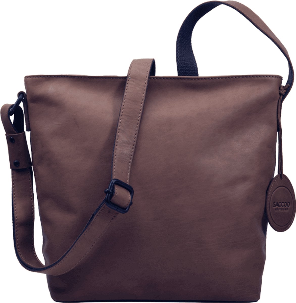 Saccoo Caracas pull-up Grenada schoudertas chestnut