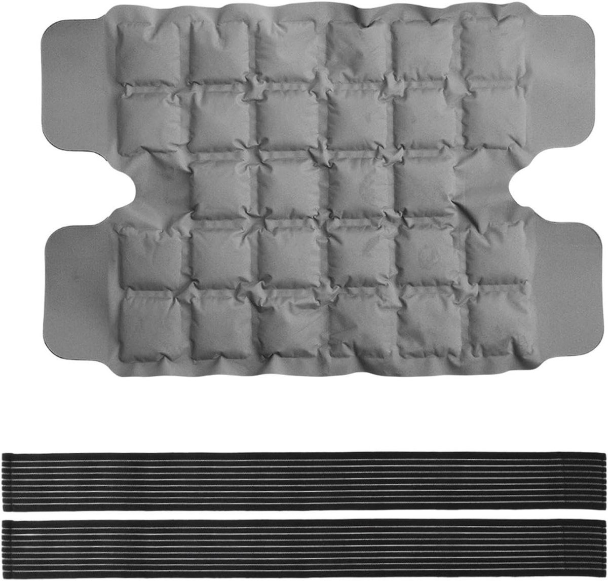 Knie Ice Pack Wikkel - Koud Kompres Knie - Spierherstel Verlichten - Zelfabsorberende Harskern - 28 x 20 cm - Grijs