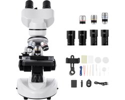 Binoculaire Samengestelde Microscoop met 40-2000x Vergroting