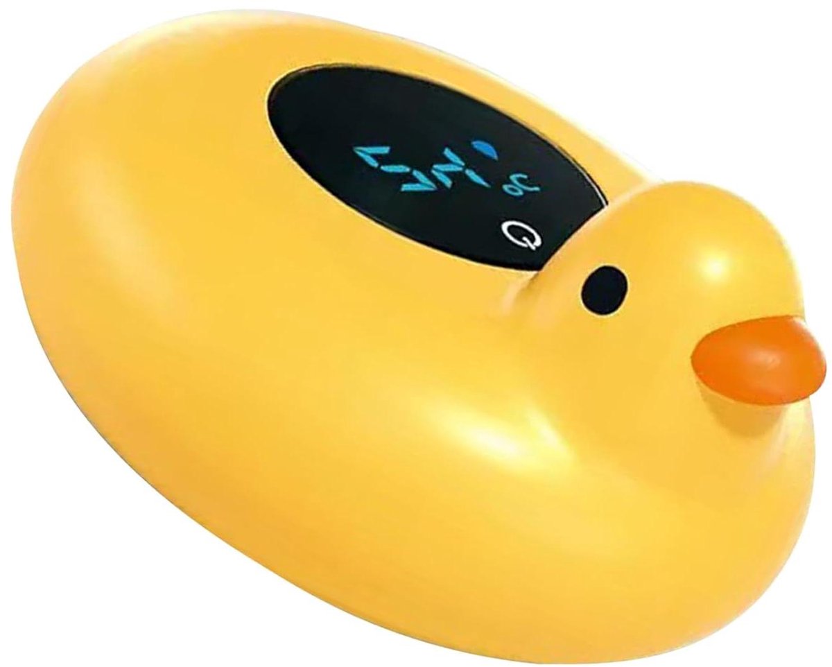 Badthermometer Kinderen - Watertemperatuur meter - Veilig Baden - Dieren Design - 12 cm - Geel