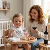 Baby slabbetje cadeau tekst tante worden hoera fles zwangerschap bekendmaking aankondiging voor de liefste aanstaande geboorte gaat worden jullie worden zwangerschapsaankondiging