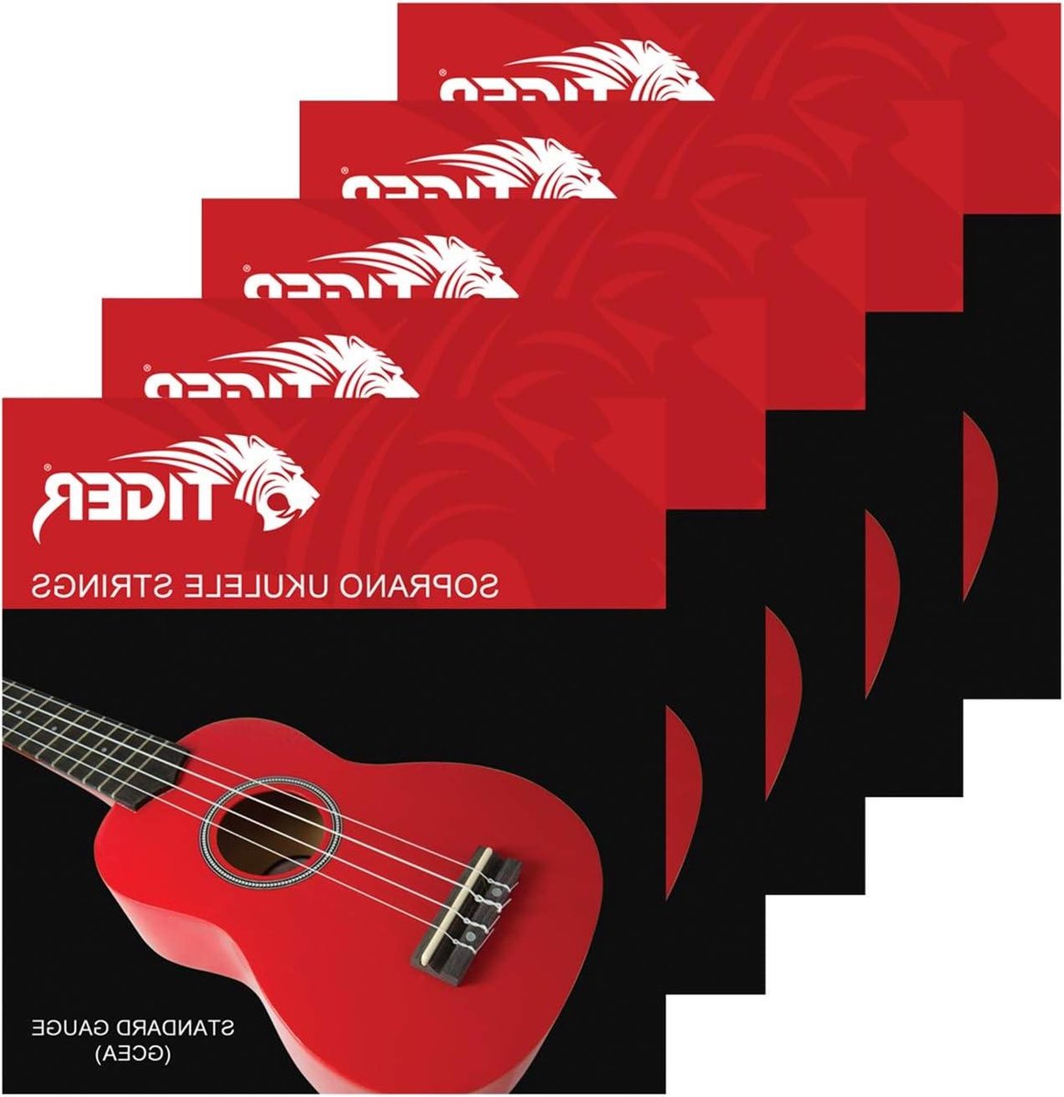 Ukulele Snaren - Snaar Set - Muziek Maken - Nylon Materiaal - 5 Sets - Zilver