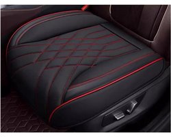 Stoelhoezen Auto - Autostoelkussens - Auto Interieur - PU-leer Materiaal - Universeel - Zwart rood