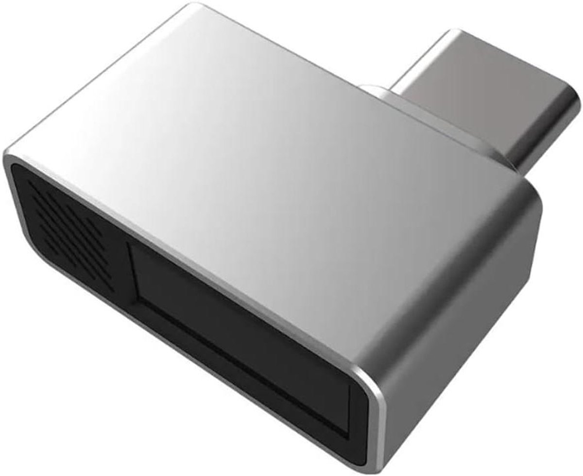 USB Vingerafdruklezer - Biometrische Scanner - Laptop Beveiligen - Intelligent Leren - 10 Vingerafdrukken - Zwart