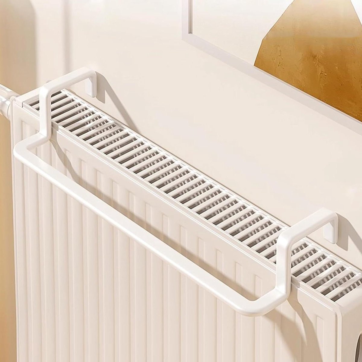 Radiator Plank - Droogrek - Ruimte Maximaliseren - Gereedschapsloze Installatie - Universele Maat - Wit