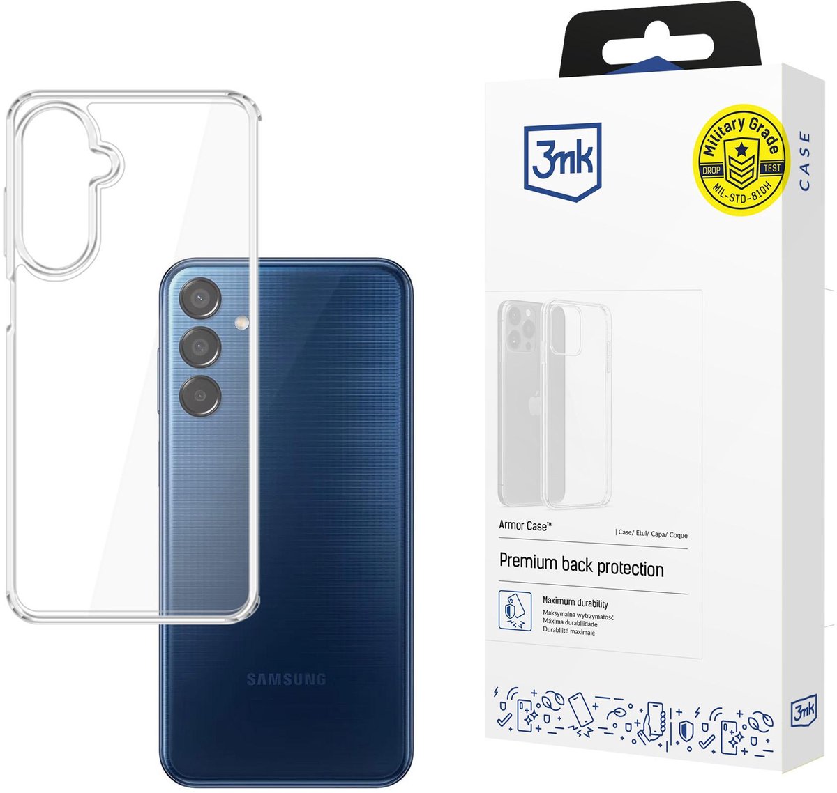 3Mk Armor Hoesje Voor Samsung Galaxy M15 5G Telefoonbescherming - De Beste Op De Markt