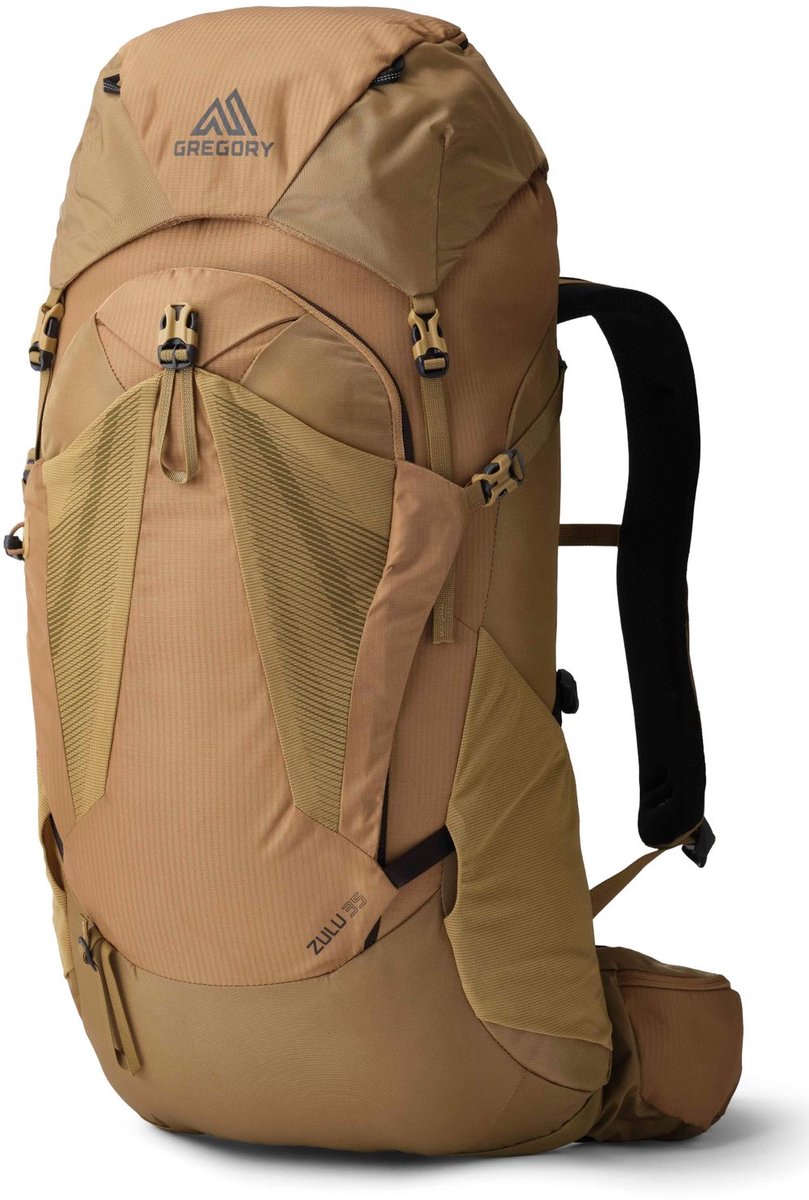 GREGORY trekkingrugzak rugzak Zulu 35 RC Backpack Desert Tan Lichtbruin