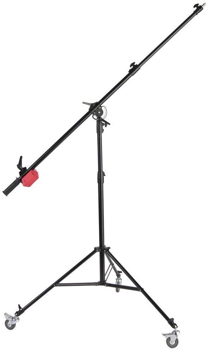 Studio Lichtstatief - Verstelbare Arm - Fotografie Belichting - Universele Kop - 230 cm Arm - Zwart
