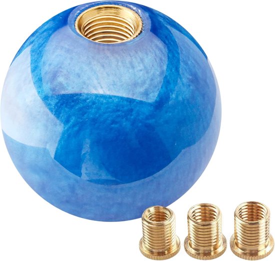 Schakelknop 8 Bal - Versnellingspookknop Biljart - Auto Interieur Tuning - Aluminium Acryl Materiaal - 5.4 cm - Zwart — afbeelding 4