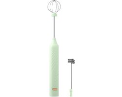Melkopschuimer Blender - Elektrische Garde - Dranken Bereiden - USB Oplaadbaar - One Size - Groen