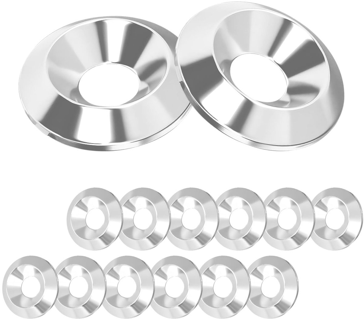Rondelle met verzonken kop en verzonken schijven M6 x 16 mm voor stevige bevestiging en duurzaamheid