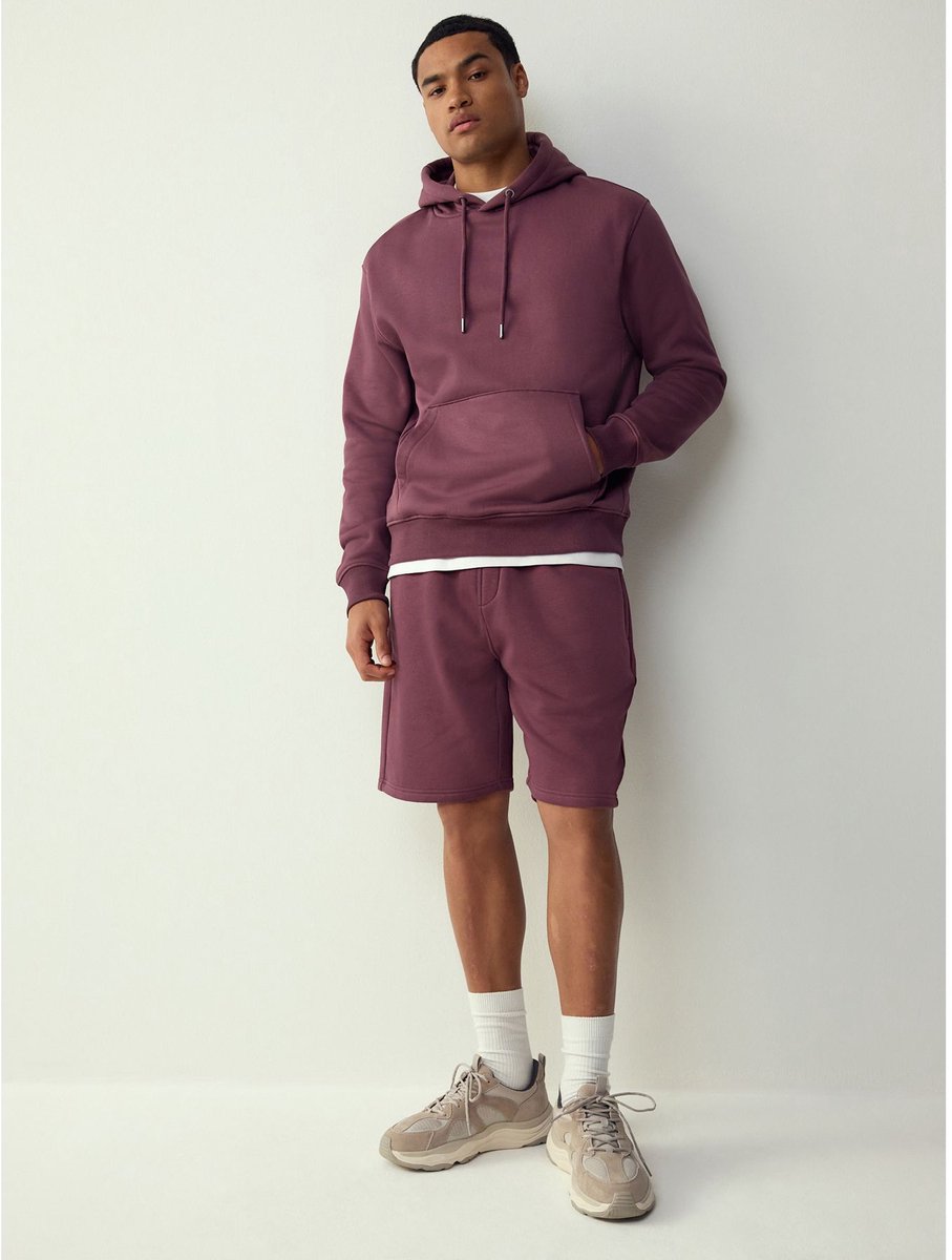 Next - Heren - Klassieke short van geborsteld jersey - Bruin