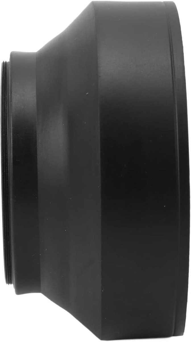 Opvouwbare Zonnekap - Lensbescherming - Fotografie Verbeteren - 3 Standen - 3 Inch - Zwart
