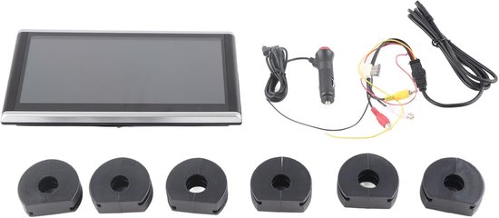 Hoofdsteun Monitor - Achterbank Entertainment - Reis Vermaak - 10.1 Inch Touchscreen - 1024x600 Resolutie - Zwart — afbeelding 3