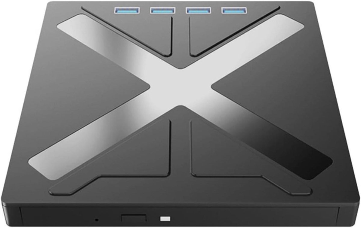 Externe CD/DVD Drive - Schijf Brander - Data Archiveren - Plug and Play - USB 3.0 - Zwart