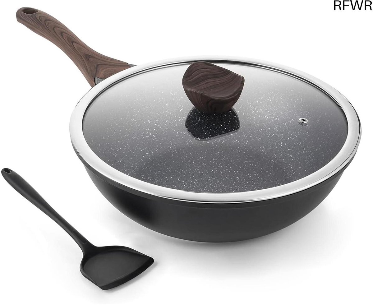 Inductie Wokpan Antibaklaag - Wokschotel