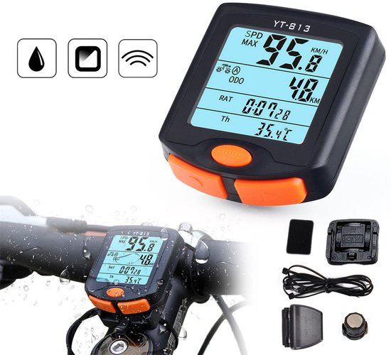 Draadloze Fietscomputer - Kilometerteller Fiets - Waterdicht — afbeelding 5