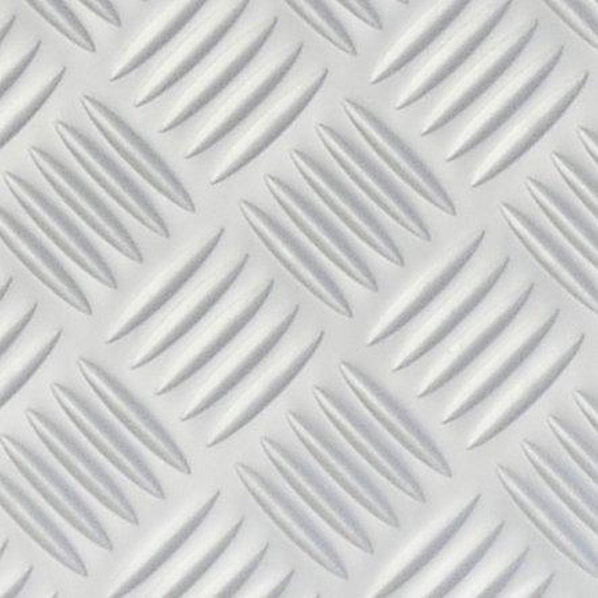 Decoratie plakfolie - 2x - traanplaat - glimmend - zilver - 45 cm x 1,5 meter zelfklevend - meubelfolie