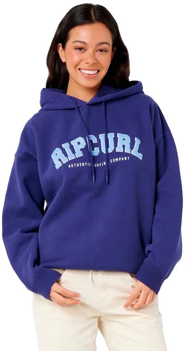 Rip Curl Varsityie Hoodie L Vrouw Blauw
