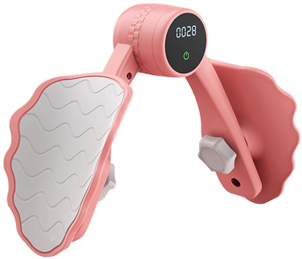 Bekkenbodem Trainer met Timer – Multifunctionele Kegel Oefentrainer – Binnenbeen Trainer voor Yoga en Spiertraining Roze