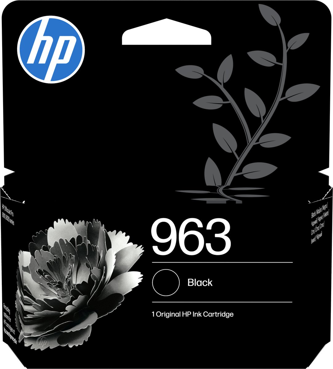 HP 963 - Inktcartridge - Origineel - Standaard capaciteit - Zwart